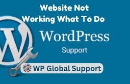 Website Not Working What To Do – WordPress Support